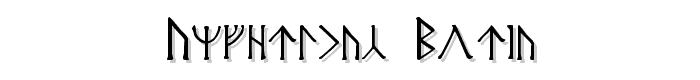 Angerthas Moria font